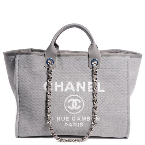 gray chanel deauville|chanel deauville tote black.